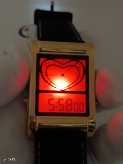 Jinrong Digital Quartz Men 金栄 未使用品 Watch ラグ幅26Mm