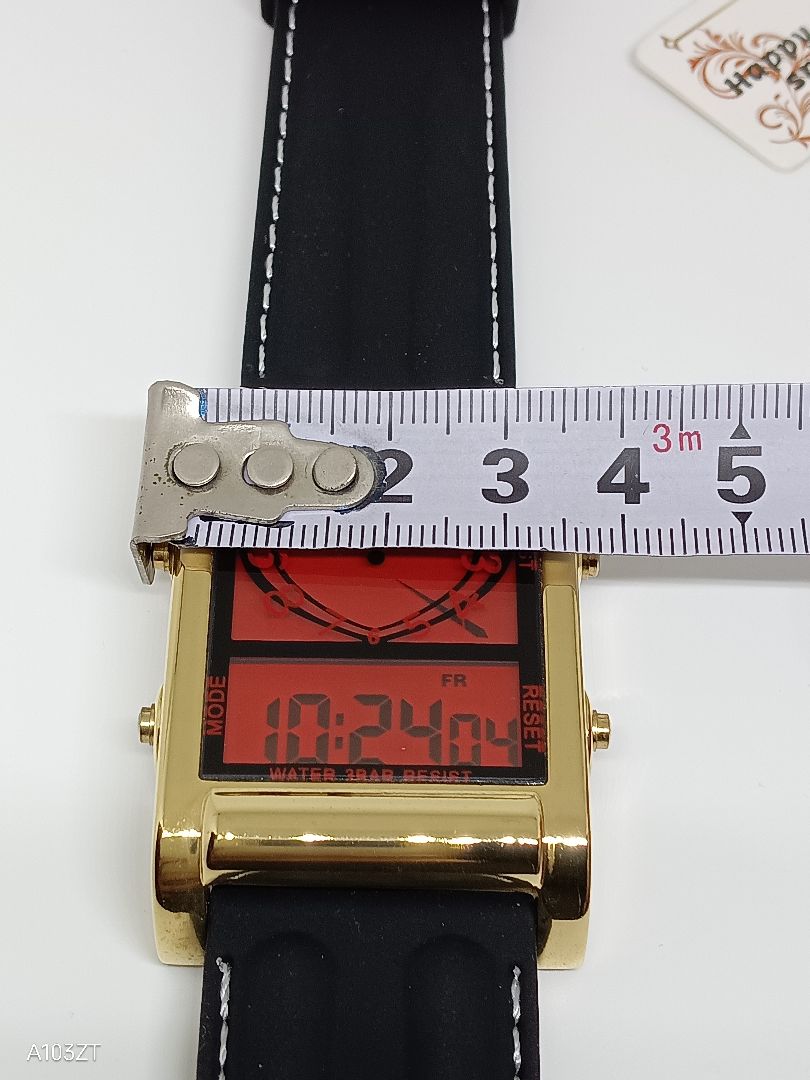 Jinrong Digital Quartz Men 金栄 未使用品 Watch ラグ幅26Mm