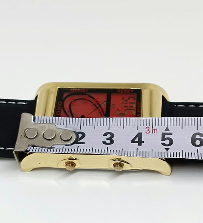 Jinrong Digital Quartz Men 金栄 未使用品 Watch ラグ幅26Mm