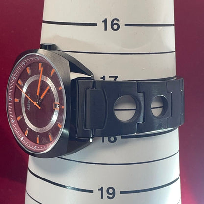 Ashworth Analog Quartz Men Watch Battery Replaced Ss Strap With Box