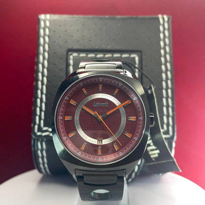 Ashworth Analog Quartz Men Watch Battery Replaced Ss Strap With Box