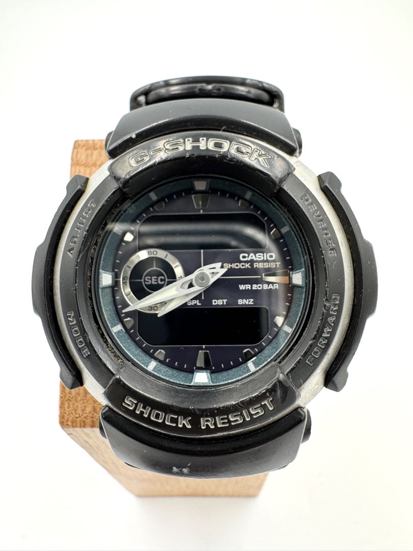 Casio G-Shock G-300 Analog & Digital Quartz (Battery) Unisex Adults Ana-Digi Black Dial Module 3750 Men'S Watch Head Only