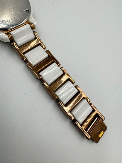 Fossil Analog Quartz Women Watch Rhinestone