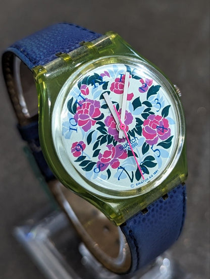 Swatch Analog Quartz Women Mazzolino 1992 Watch Battery Replaced