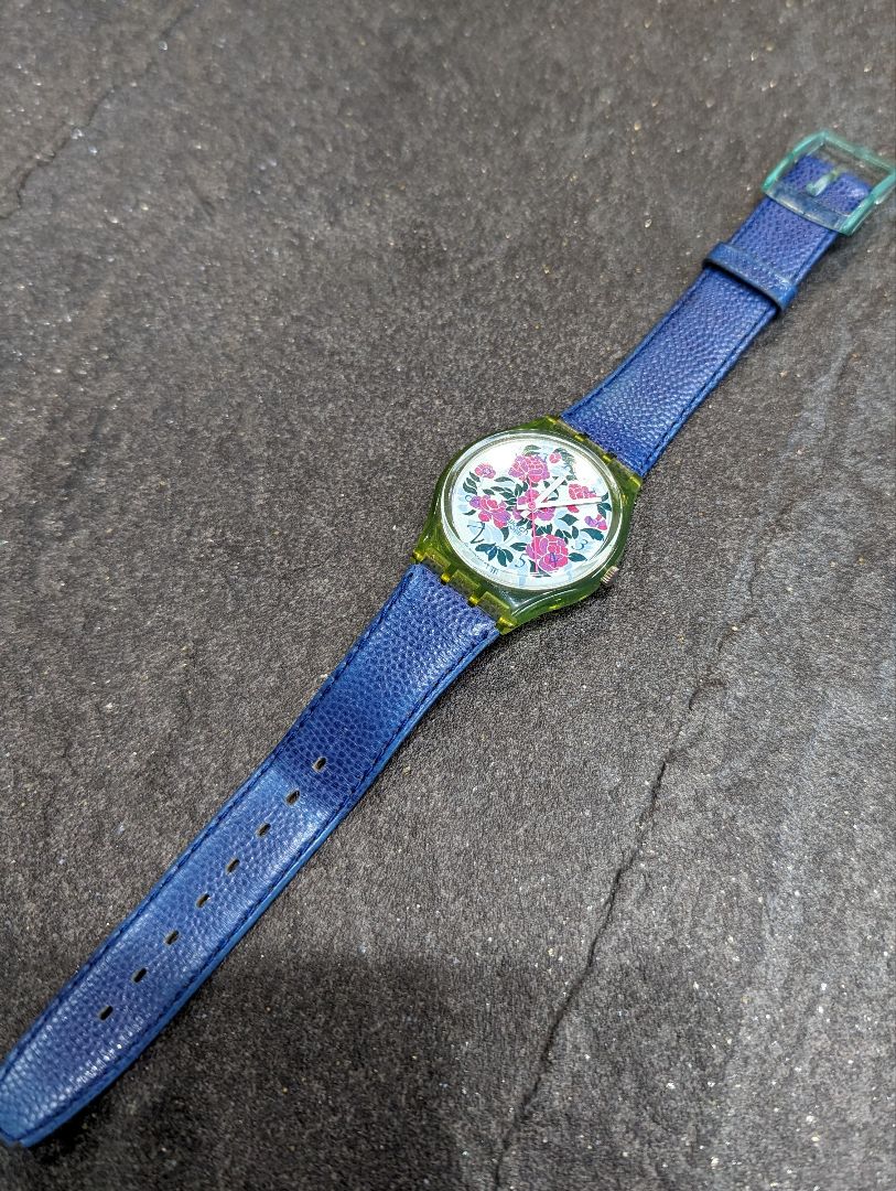 Swatch Analog Quartz Women Mazzolino 1992 Watch Battery Replaced