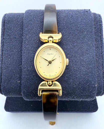 Jupiter Analog Quartz Women Tortoiseshell Pattern Watch Women'S For Parts