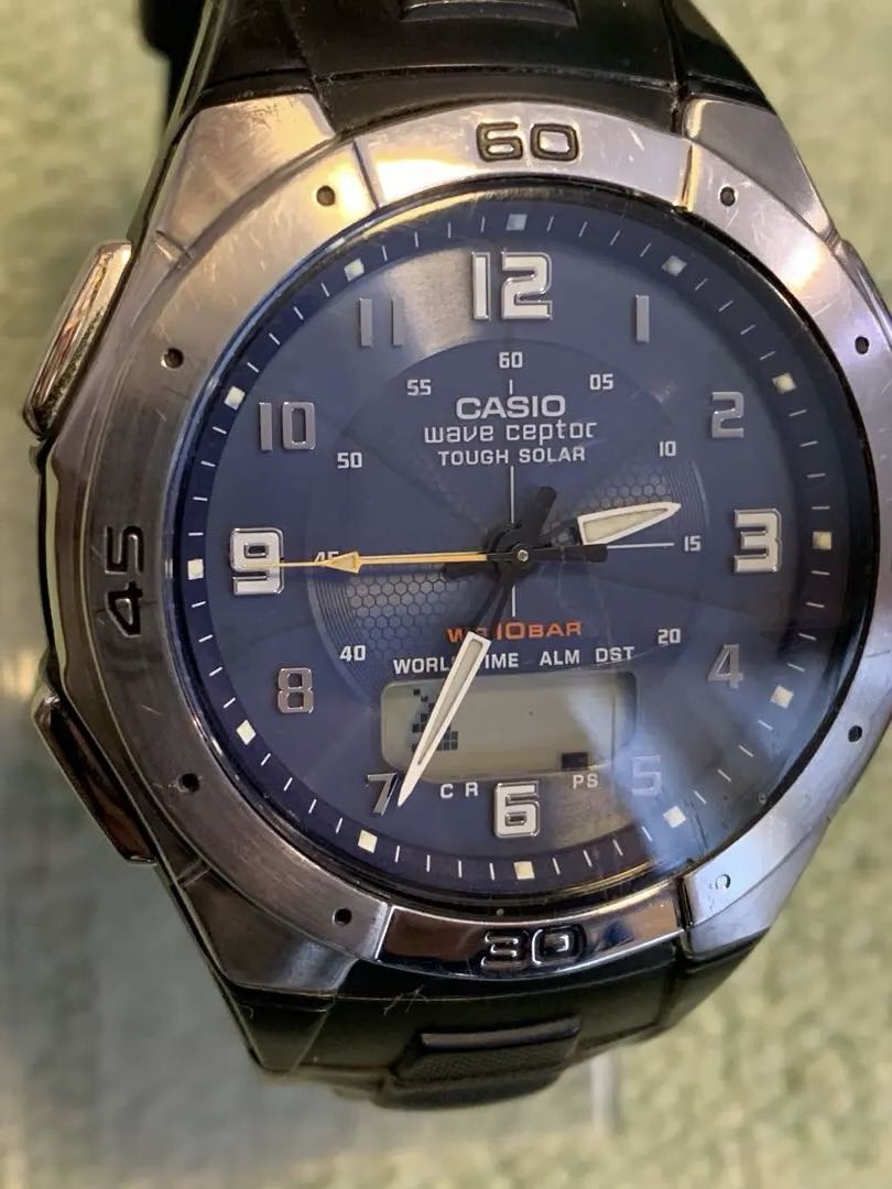 Casio WVA-470J Digital-Analog Solar Men