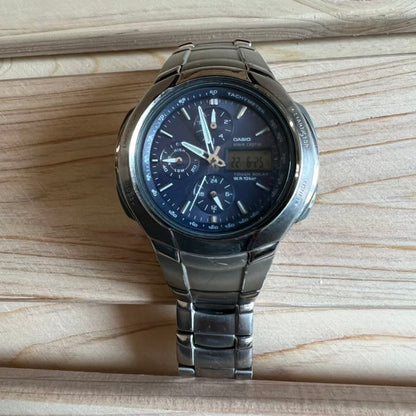 Casio Wave Ceptor WVA-500J Digital-Analog Solar Men