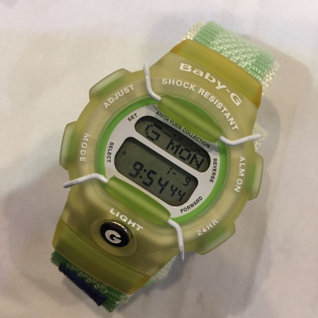 G-Shock Baby-G BG-350Y-3T Digital Quartz Men ジーショック Usedcasio
