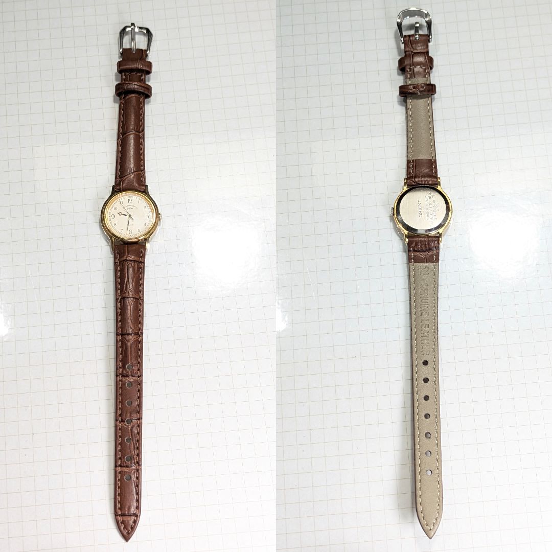 Orient You Analog Quartz Women Battery & Band Replaced Working Item