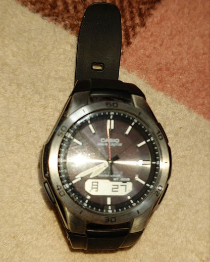 Casio Wave Ceptor WVA-M640 Digital-Analog Solar Men