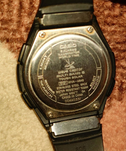 Casio Wave Ceptor WVA-M640 Digital-Analog Solar Men