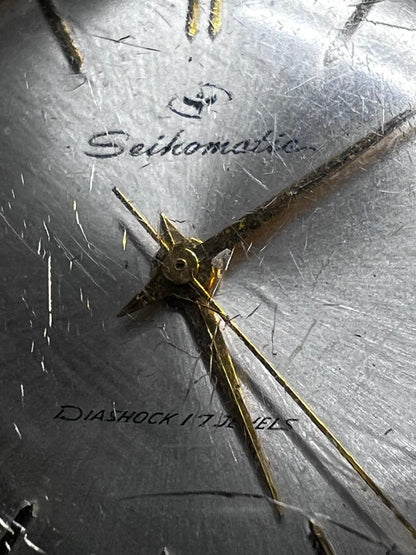 Seikomatic Analog Mechanical (Automatic) Men Vintage Seikomatic 17Jewels Rare For Parts / Junk