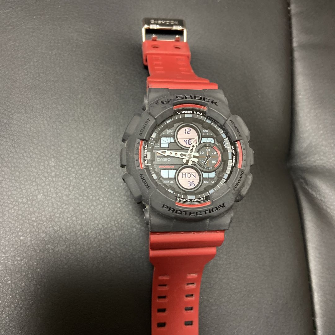 G-Shock GA GA-140-4ADR Digital-Analog Quartz Men -140-4Adr
