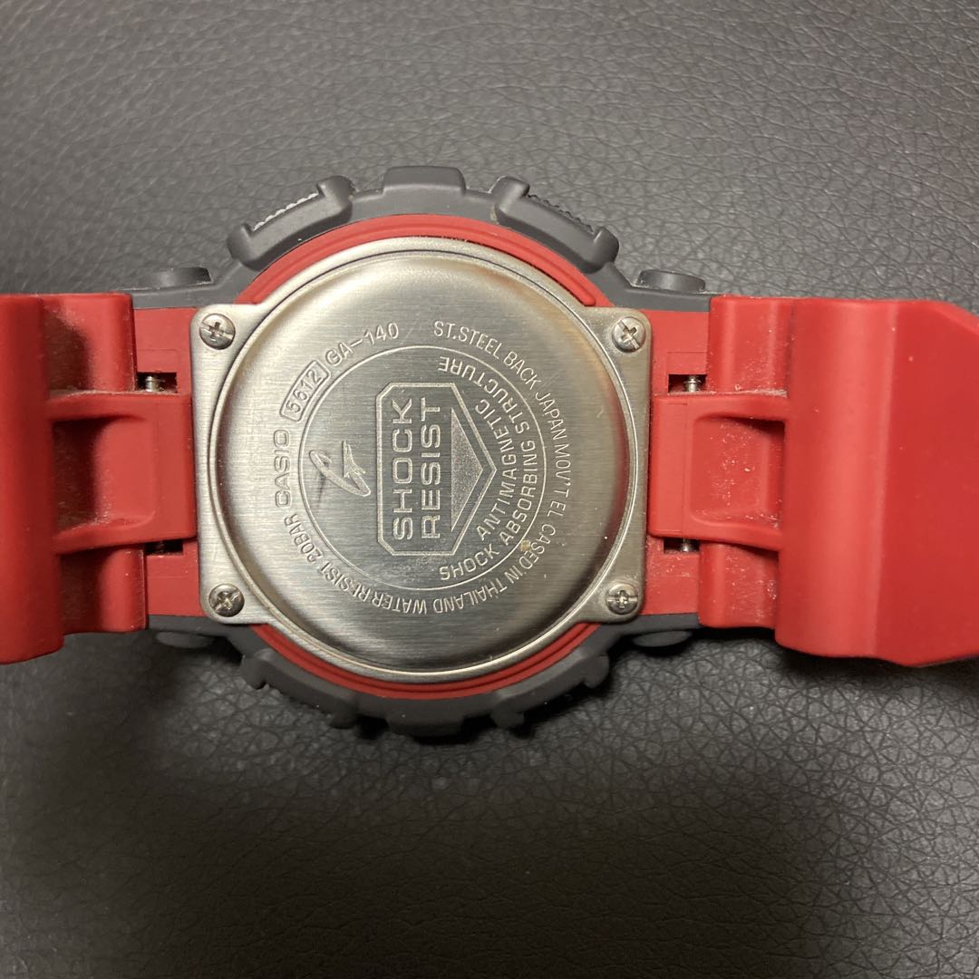 G-Shock GA GA-140-4ADR Digital-Analog Quartz Men -140-4Adr
