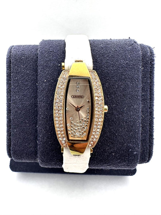Abiste Analog Quartz Women Gemstone Accent Watch Women'S