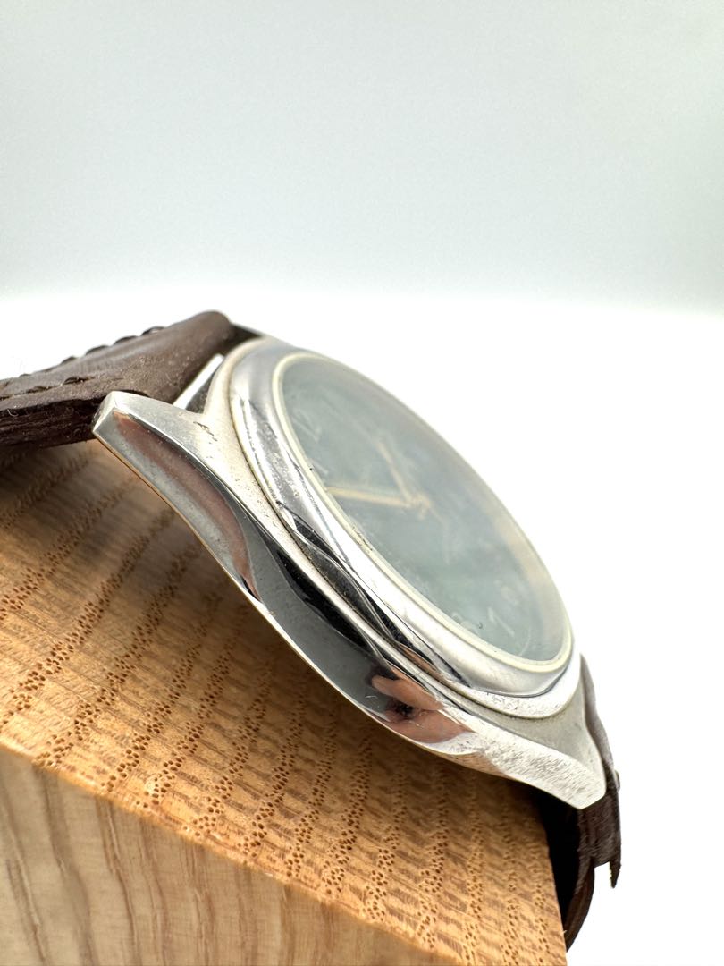 Casio MV-122-3B MV-122 Analog Quartz Unisex Adults Watch 34Mm Green Dial Brown Leather Strap