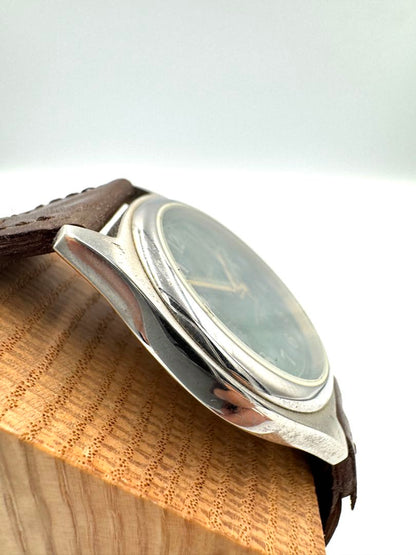 Casio MV-122-3B MV-122 Analog Quartz Unisex Adults Watch 34Mm Green Dial Brown Leather Strap