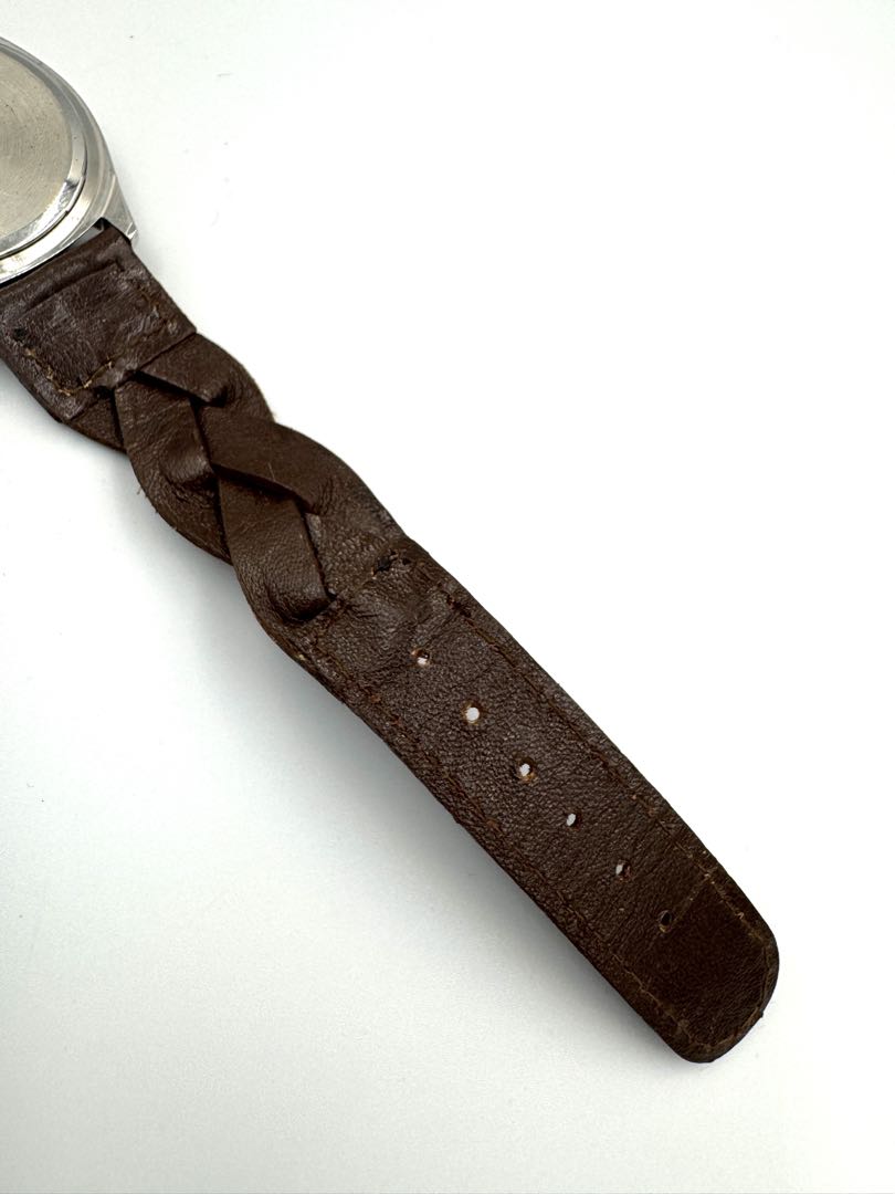Casio MV-122-3B MV-122 Analog Quartz Unisex Adults Watch 34Mm Green Dial Brown Leather Strap