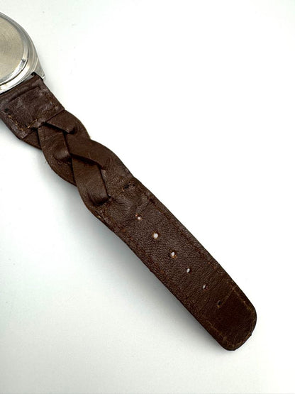 Casio MV-122-3B MV-122 Analog Quartz Unisex Adults Watch 34Mm Green Dial Brown Leather Strap