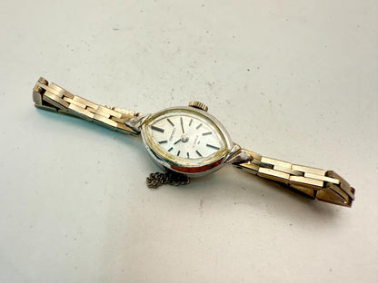 Seiko Vintage 17 Jewels 101308 Analog Mechanical (Manual) Women Manual Wind Wristwatch 15Mm Case Size Non-Working