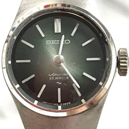 Seiko Special 1140-0160 Analog Mechanical (Manual) Women Working Item Special Manual Winding Watch