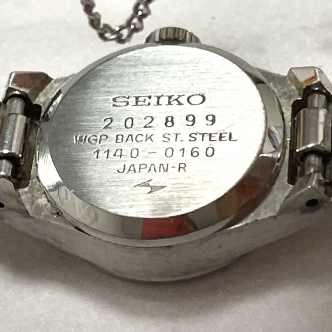 Seiko Special 1140-0160 Analog Mechanical (Manual) Women Working Item Special Manual Winding Watch