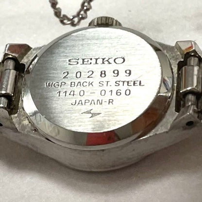 Seiko Special 1140-0160 Analog Mechanical (Manual) Women Working Item Special Manual Winding Watch