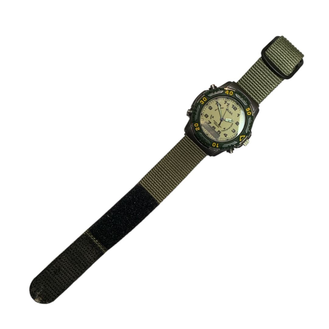 Seiko Alba Digital-Analog Quartz Men Ani-Digi Watch For Parts / Junk