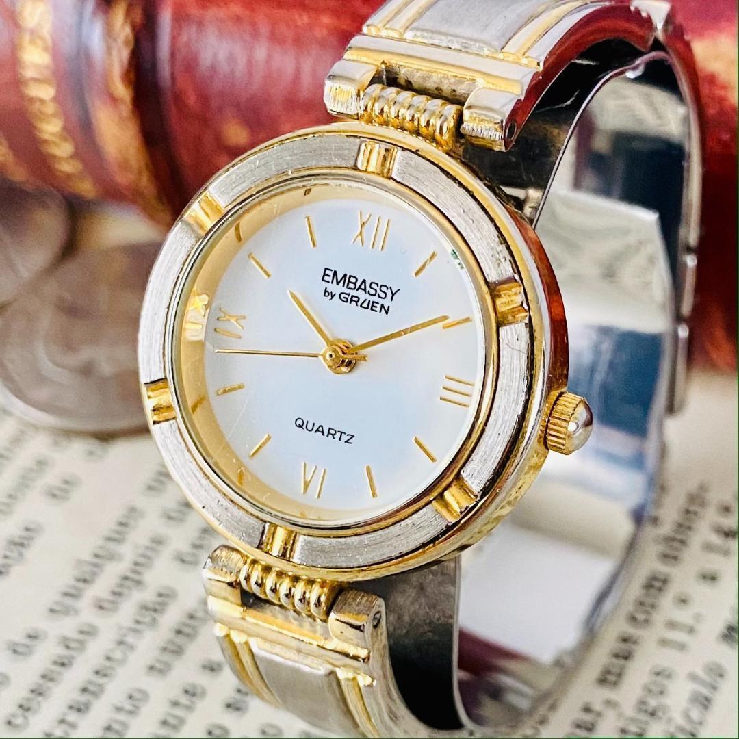 Gruen Analog Quartz Women 高級時計グリュエン Embassy By Watch
