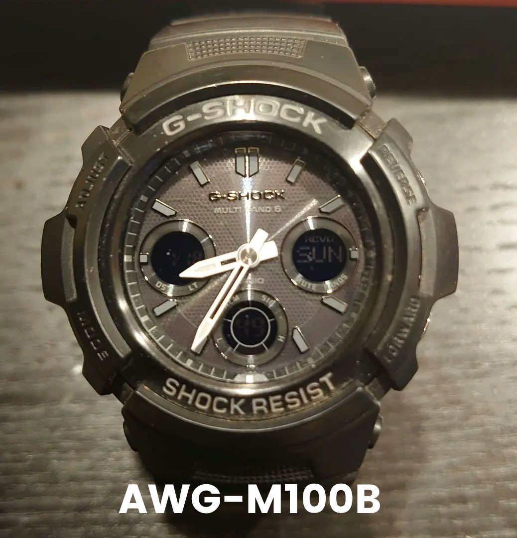 G-shock AWG-M100B Digital Solar Men
