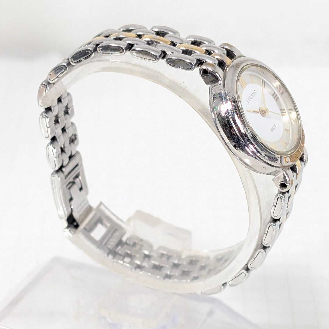 Seiko Lucent 4N21-035A Analog Quartz Women Ladies Wristwatch Battery Operated Japan Made