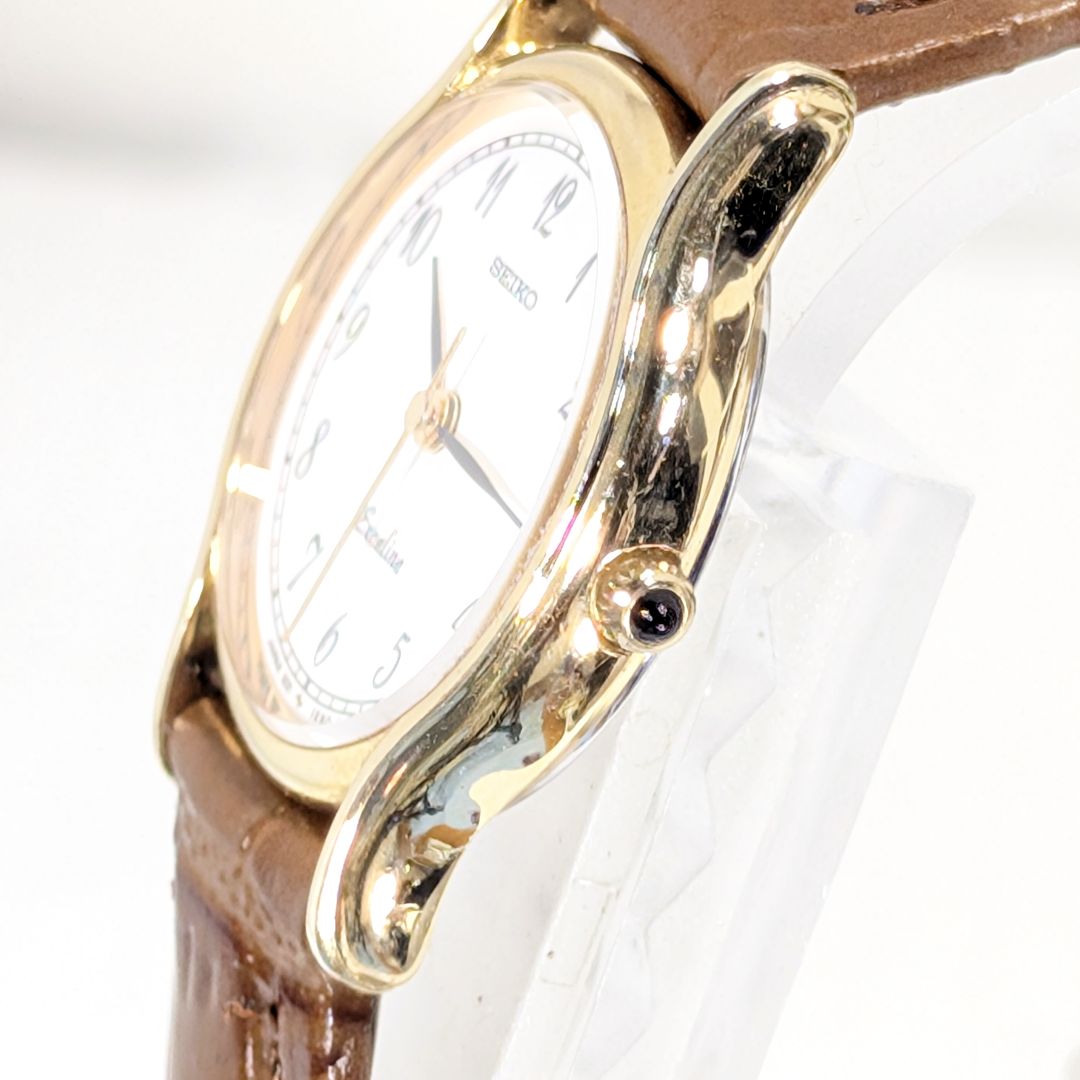 Seiko Exceline Analog Quartz Women Battery & Band Replaced Working Item