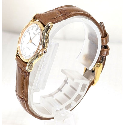 Seiko Exceline Analog Quartz Women Battery & Band Replaced Working Item