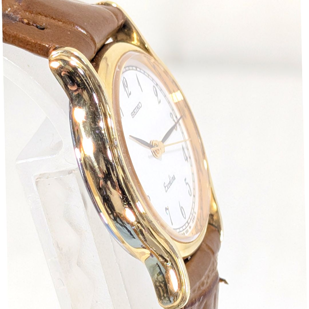Seiko Exceline Analog Quartz Women Battery & Band Replaced Working Item
