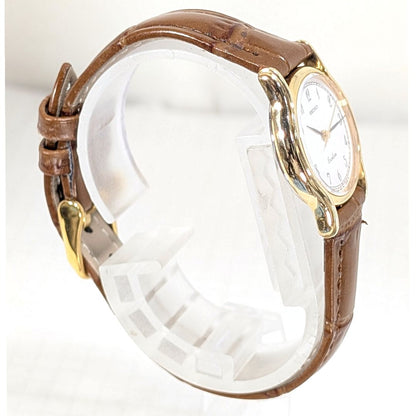 Seiko Exceline Analog Quartz Women Battery & Band Replaced Working Item
