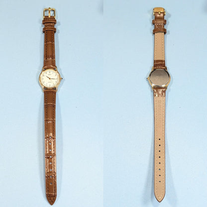 Seiko Exceline Analog Quartz Women Battery & Band Replaced Working Item
