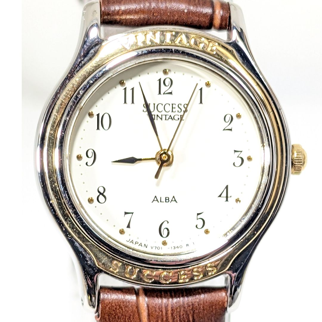 Seiko Alba Success SUCCESS Analog Quartz Women Successwomen Battery & Band Replaced Working Item