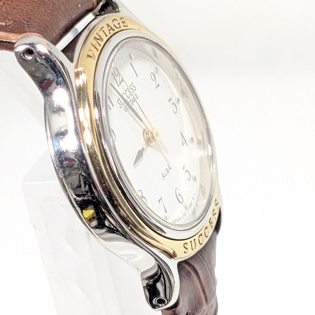Seiko Alba Success SUCCESS Analog Quartz Women Successwomen Battery & Band Replaced Working Item