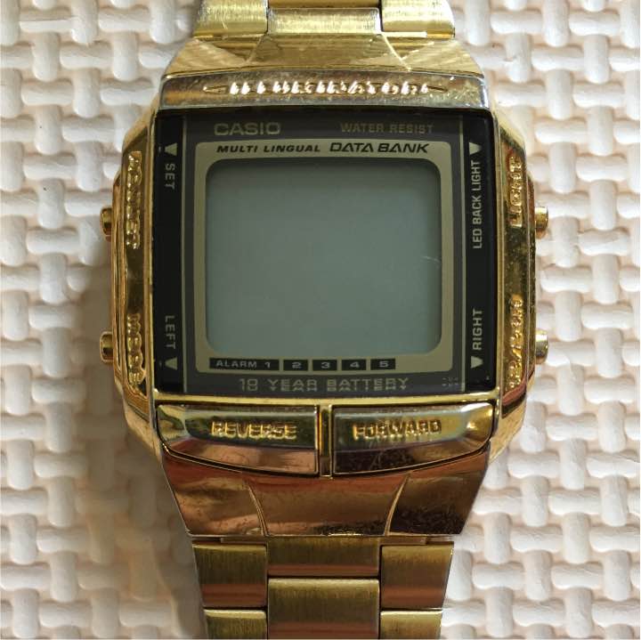 Casio Data Bank DB-380 Analog Quartz Women