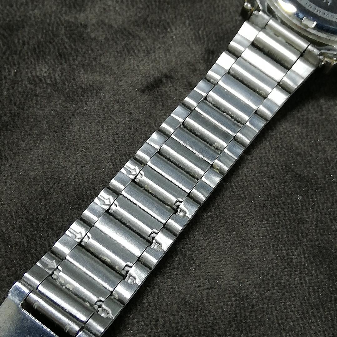 Sunflame MS284 Analog Quartz Men サンフレイム Watch ステンレス 中古品 部品取りにおすすめ [For Parts / Junk]