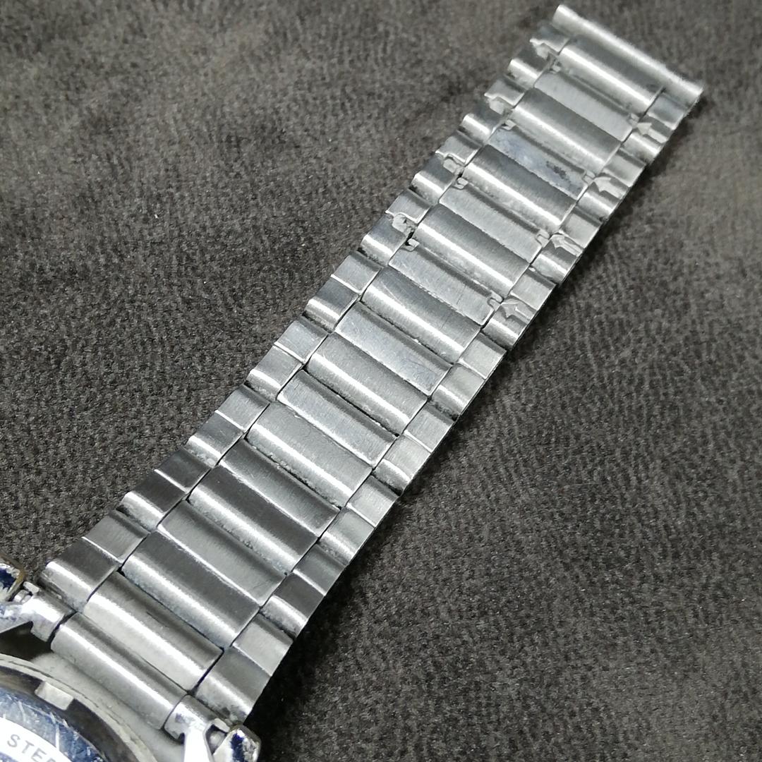 Sunflame MS284 Analog Quartz Men サンフレイム Watch ステンレス 中古品 部品取りにおすすめ [For Parts / Junk]
