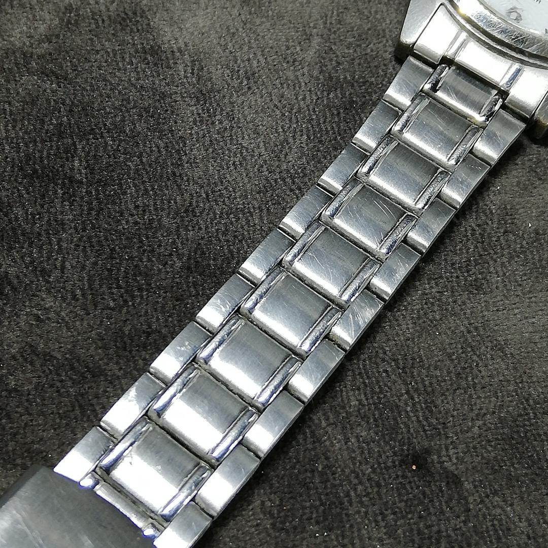 Sunflame MS284 Analog Quartz Men サンフレイム Watch ステンレス 中古品 部品取りにおすすめ [For Parts / Junk]