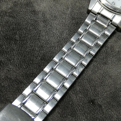 Sunflame MS284 Analog Quartz Men サンフレイム Watch ステンレス 中古品 部品取りにおすすめ [For Parts / Junk]