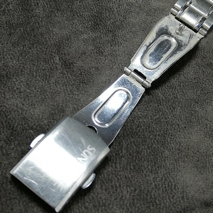 Sunflame MS284 Analog Quartz Men サンフレイム Watch ステンレス 中古品 部品取りにおすすめ [For Parts / Junk]