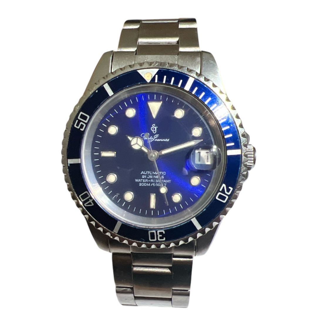 St. Joinus Analog Mechanical (Automatic) Men 稼動品 Santo Joannes セントジョイナス 裏スケ Automatic