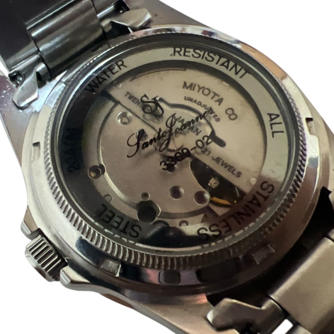 St. Joinus Analog Mechanical (Automatic) Men 稼動品 Santo Joannes セントジョイナス 裏スケ Automatic