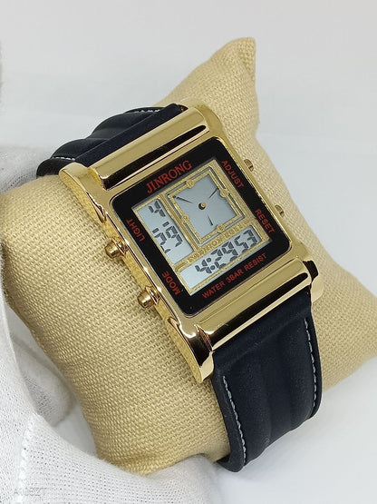 Jinrong Digital Quartz Men 金栄 未使用品 ラグ幅26Mm