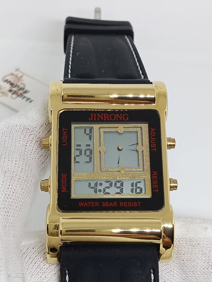 Jinrong Digital Quartz Men 金栄 未使用品 ラグ幅26Mm