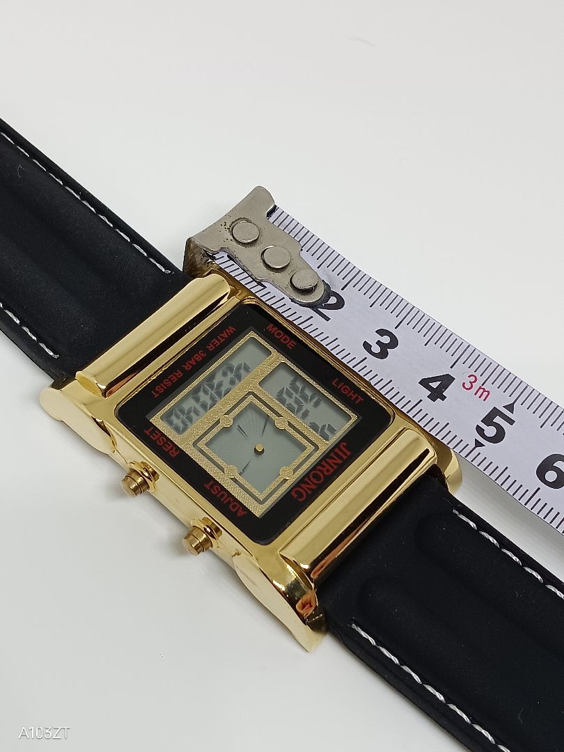 Jinrong Digital Quartz Men 金栄 未使用品 ラグ幅26Mm